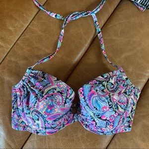 Colorful 34DD Bikini Top
